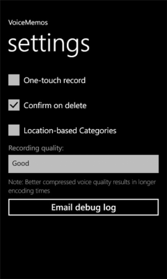 Скриншот приложения VoiceMemos Free - №7