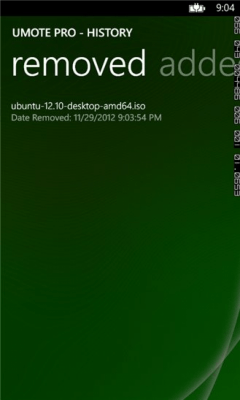 Скриншот приложения uMote - №2