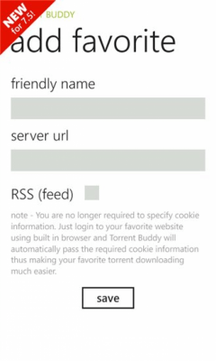 Скриншот приложения Torrent Buddy (Free) - №8