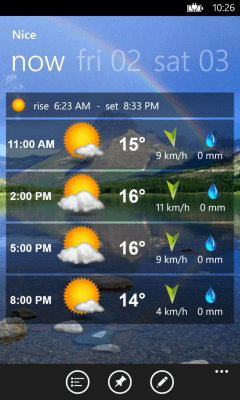 Скриншот приложения WeatherDuck - №3