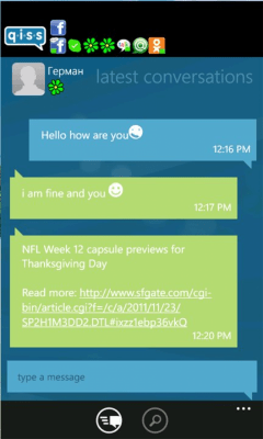 Скриншот приложения QissChat - №3
