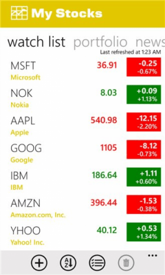 Скриншот приложения My Stocks Lite - №7
