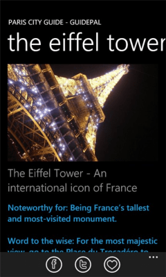 Скриншот приложения Paris City Guide - GuidePal - №6