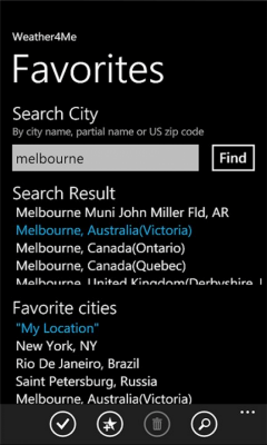 Скриншот приложения Weather4Me - №4