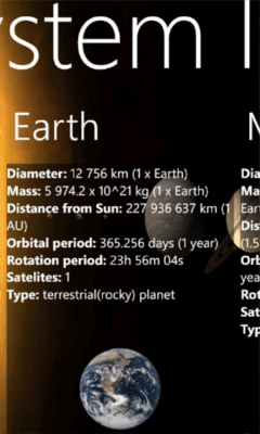 Скриншот приложения Solar System - №2
