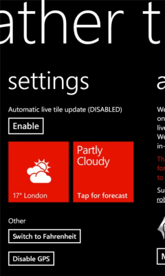 Скриншот приложения Weather Tile - №3