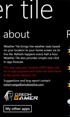 Скриншот приложения Weather Tile - №4