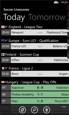 Скриншот приложения Soccer Livescores - №7