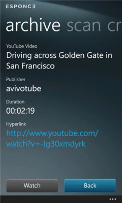Скриншот приложения Esponce QR Reader - №5