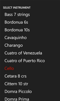 Скриншот приложения Accurate Tuner Free - №4