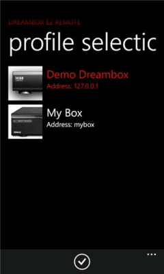 Скриншот приложения Dreambox E2 Remote - №1