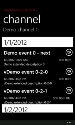 Скриншот приложения Dreambox E2 Remote - №3