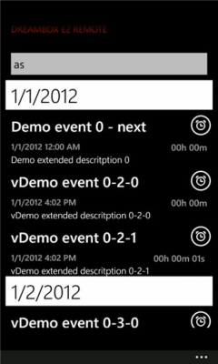 Скриншот приложения Dreambox E2 Remote - №7