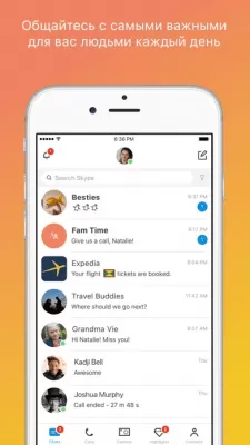 Скриншот приложения Skype для iPhone - №3