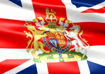 Скриншот приложения Заставка (скринсейвер) в виде флага Великобритании с гербом - №2