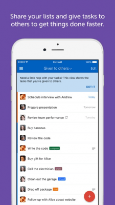 Скриншот приложения Remember The Milk - №6