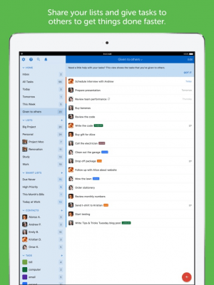 Скриншот приложения Remember The Milk - №8