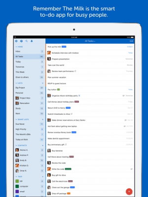 Скриншот приложения Remember The Milk - №10