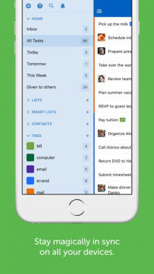 Скриншот приложения Remember The Milk - №11