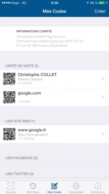 Скриншот приложения Mobiletag Barcode Scanner &amp; QR Reader - №7