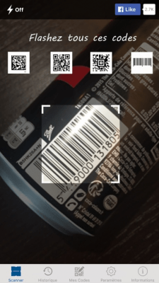 Скриншот приложения Mobiletag Barcode Scanner &amp; QR Reader - №10