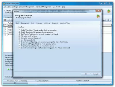 Скриншот приложения EMCO Remote Installer Professional - №6