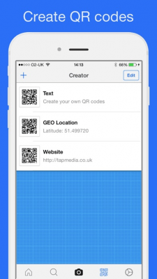 Скриншот приложения QR Reader for iPhone - №2