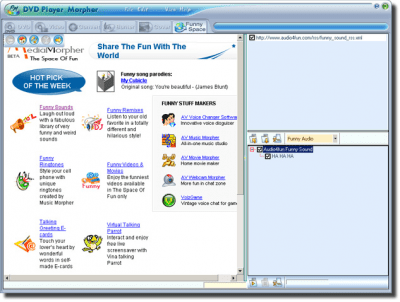 Скриншот приложения AV DVD Player Morpher - №6