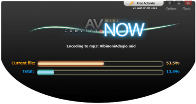 Скриншот приложения AV MIDI Converter - №4