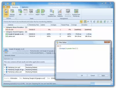 Скриншот приложения EMCO Ping Monitor - №3
