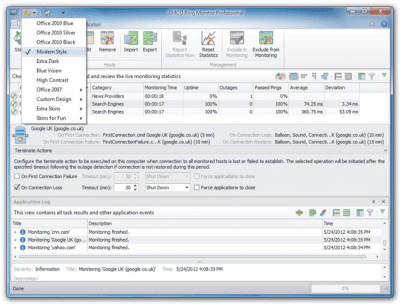 Скриншот приложения EMCO Ping Monitor - №6