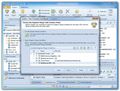 Скриншот приложения EMCO Remote Registry Merge - №2