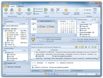 Скриншот приложения EMCO Remote Registry Merge - №4