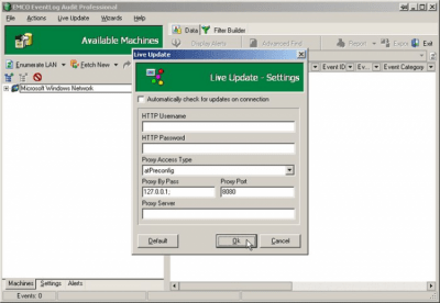 Скриншот приложения EMCO EventLog Audit Professional - №3