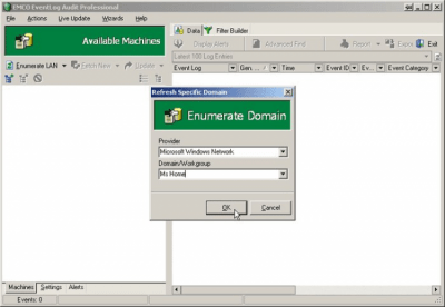 Скриншот приложения EMCO EventLog Audit Professional - №5
