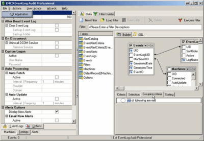 Скриншот приложения EMCO EventLog Audit Professional - №13