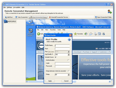 Скриншот приложения EMCO Remote Screenshot - №3