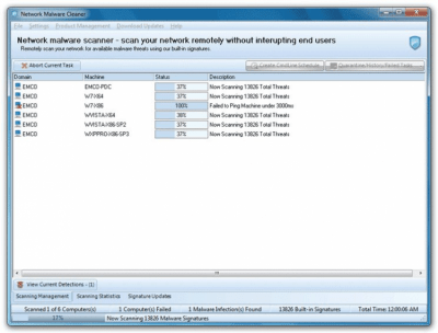 Скриншот приложения EMCO Network Malware Cleaner - №2