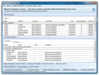 Скриншот приложения EMCO Network Malware Cleaner - №4