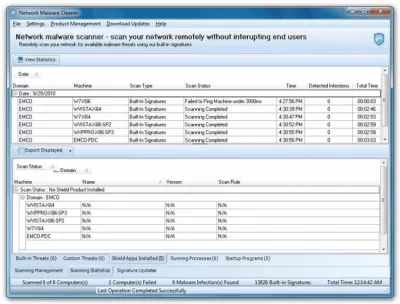 Скриншот приложения EMCO Network Malware Cleaner - №5
