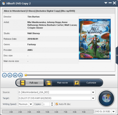Скриншот приложения Xilisoft DVD Toolkit Platinum - №3