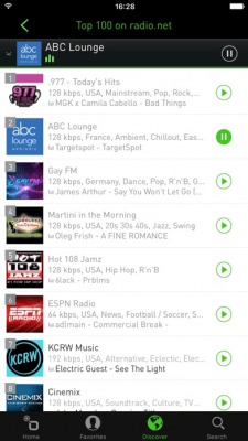 Скриншот приложения radio.net - №4
