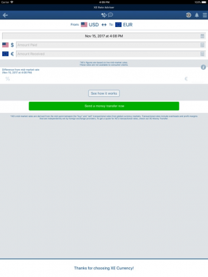 Скриншот приложения XE Currency - №6