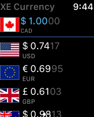 Скриншот приложения XE Currency - №16