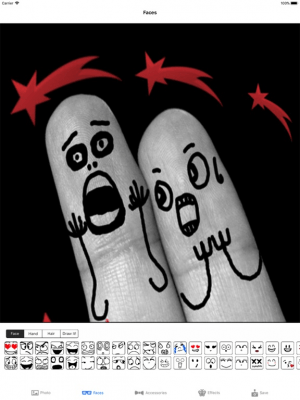Скриншот приложения Cool Finger Faces - №2