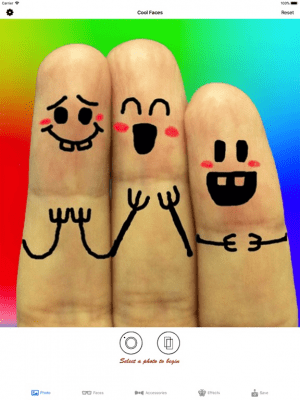 Скриншот приложения Cool Finger Faces - №3