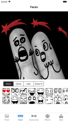 Скриншот приложения Cool Finger Faces - №6