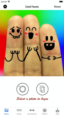 Скриншот приложения Cool Finger Faces - №7