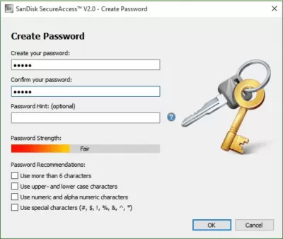 Скриншот приложения SanDisk SecureAccess - №2