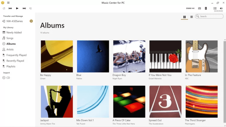 download sony music center for pc